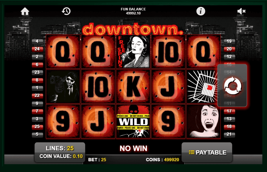 Downtown slot play free