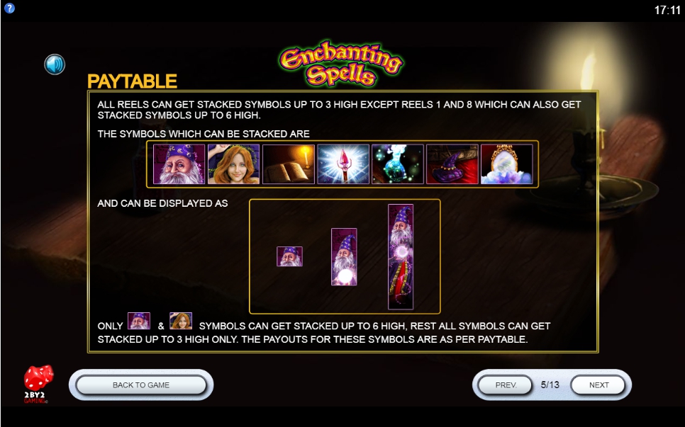 enchanting spells slot machine detail image 4