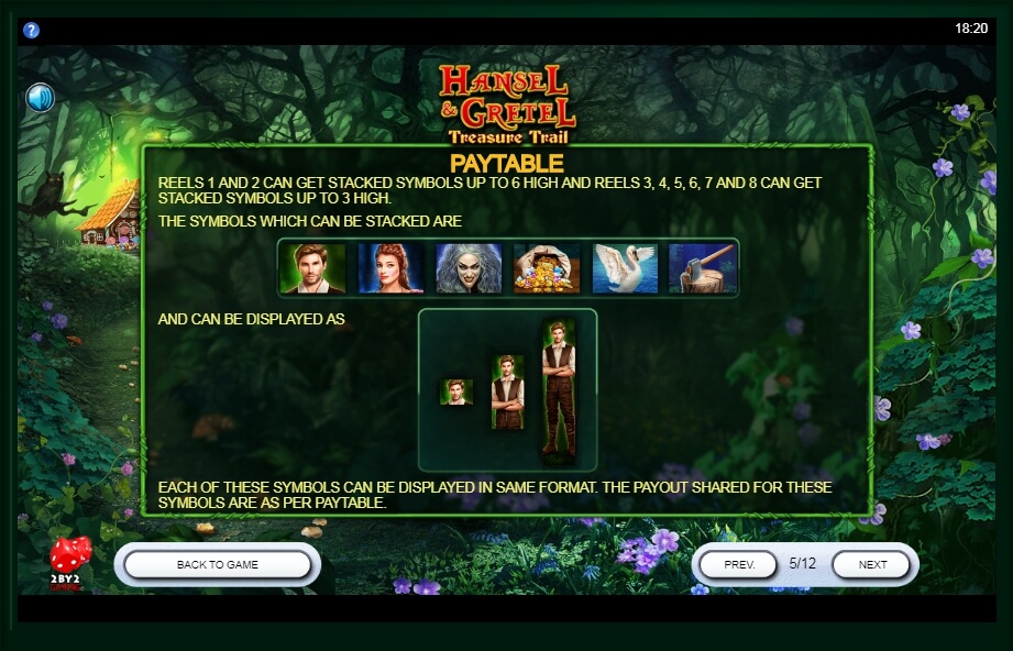 hansel and gretel treasure trail slot machine detail image 4