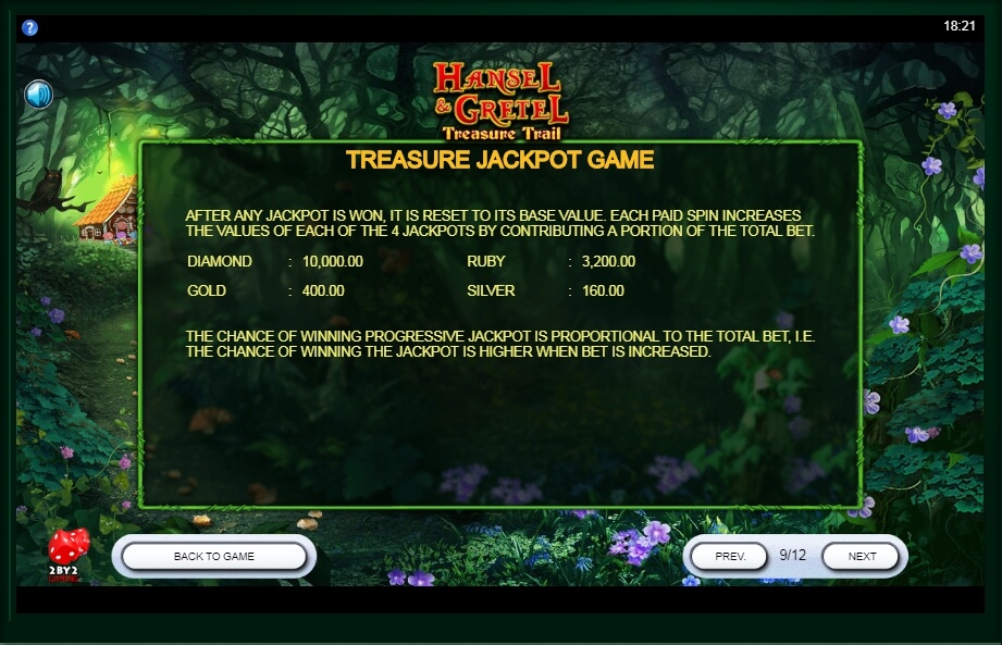 hansel and gretel treasure trail slot machine detail image 0