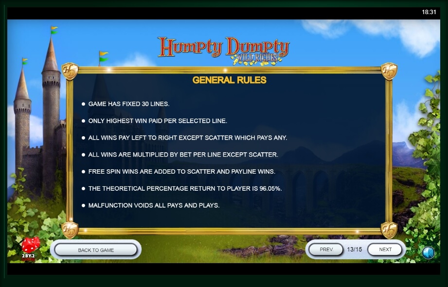 humpty dumpty wild riches slot machine detail image 10