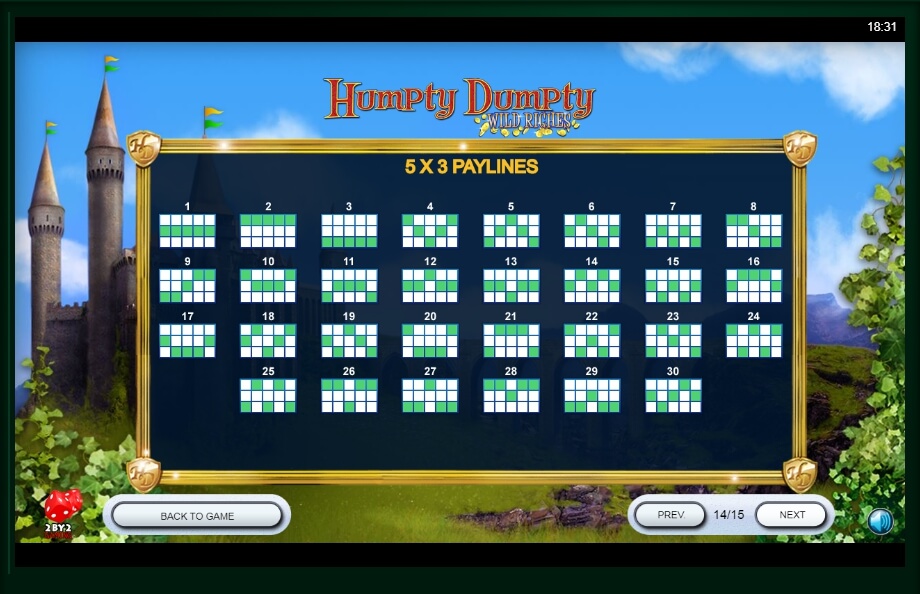 humpty dumpty wild riches slot machine detail image 9