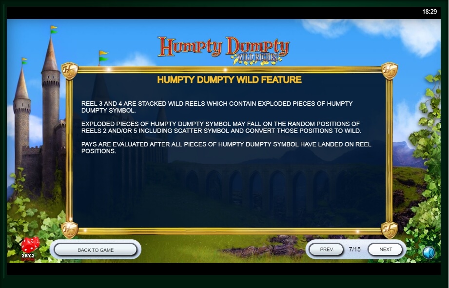 humpty dumpty wild riches slot machine detail image 2