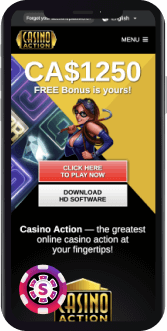 action casino mobile