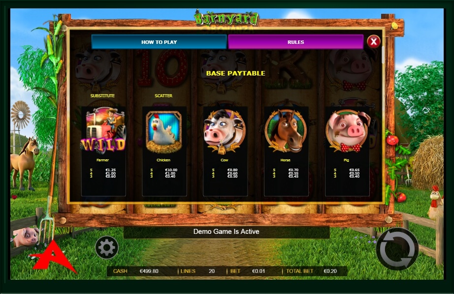 barnyard bonanza slot machine detail image 0