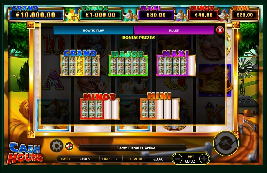 cash hound slot machine detail image 11