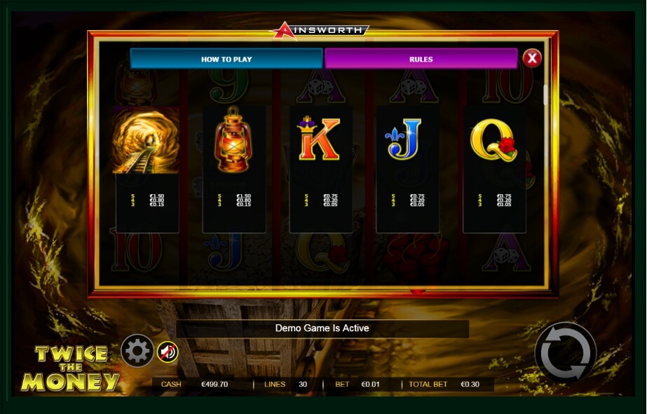 twice the money slot machine detail image 7