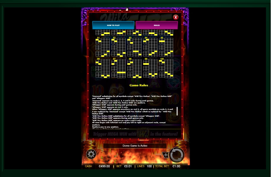 wild fire riches slot machine detail image 9