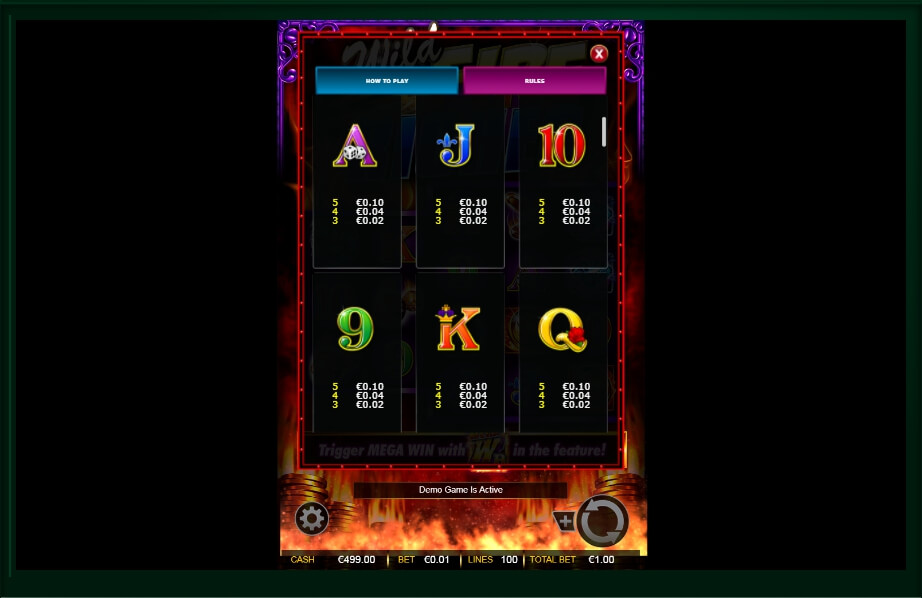 wild fire riches slot machine detail image 5
