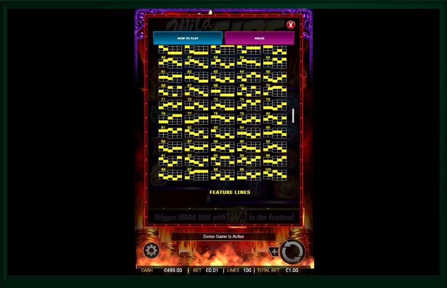 wild fire riches slot machine detail image 1