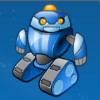 blue robot - alien robots