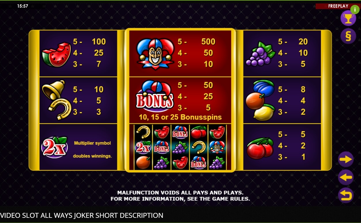 all ways joker slot machine detail image 3