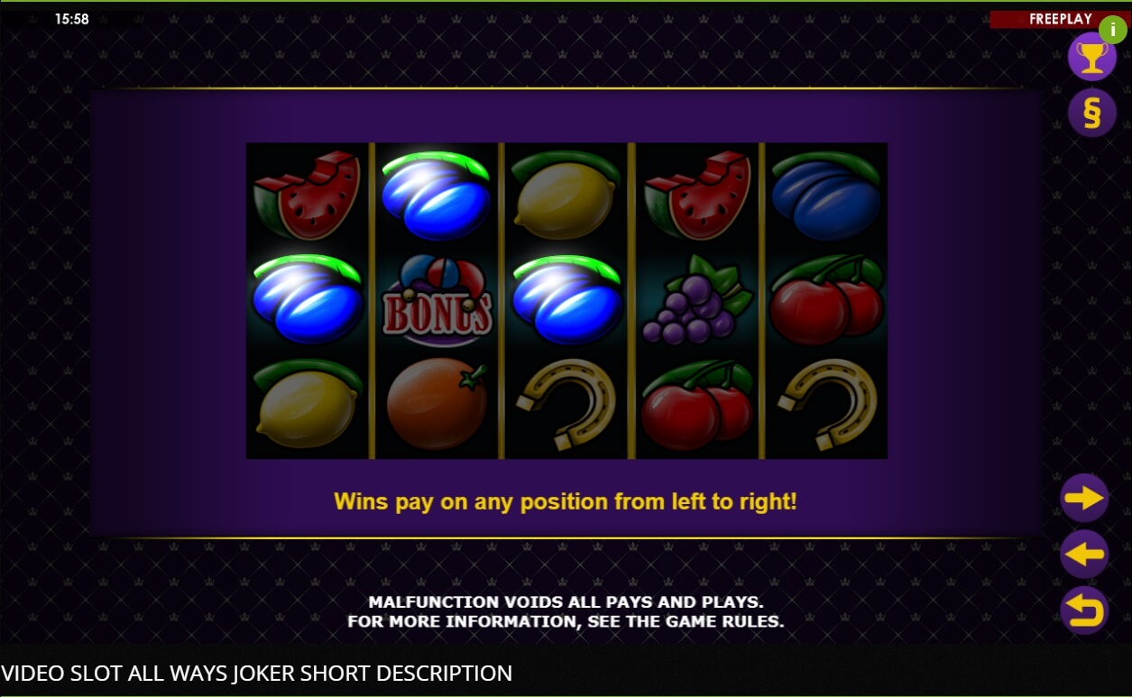all ways joker slot machine detail image 2
