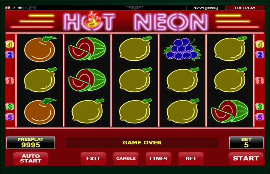 Hot Neon slot play free