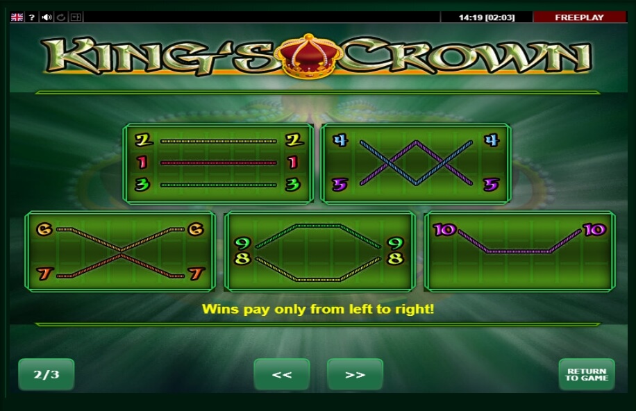 kings crown slot machine detail image 1
