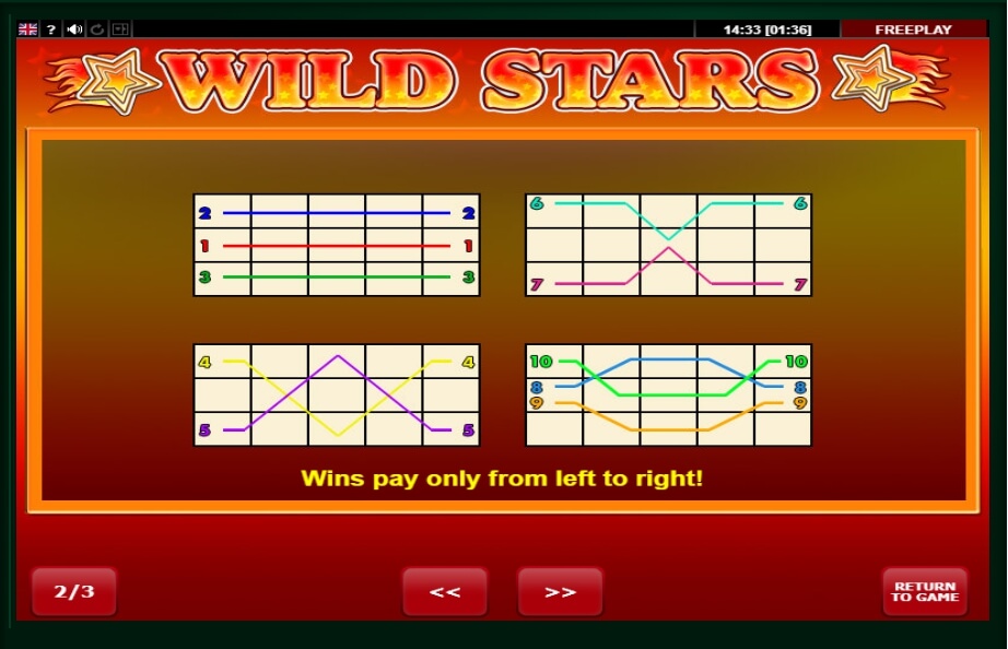 wild stars slot machine detail image 1
