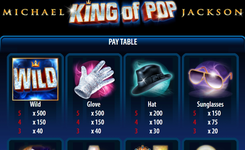 michael jackson king of pop slot machine detail image 10