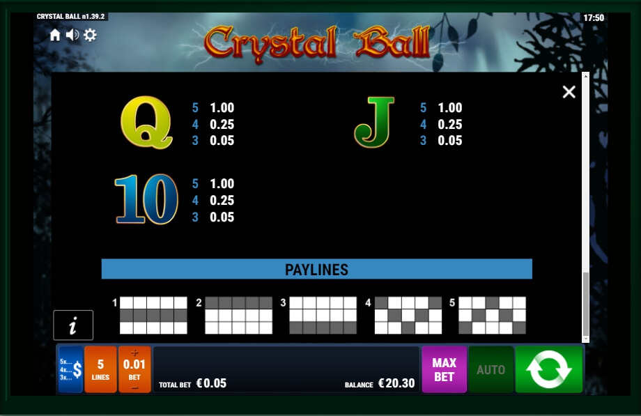 crystal ball slot machine detail image 0