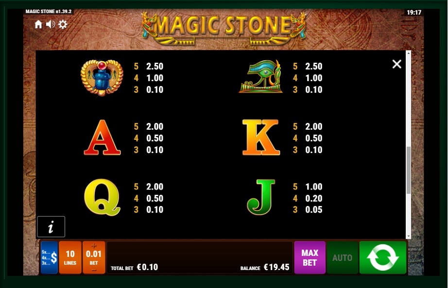 magic stone slot machine detail image 1
