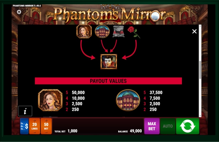 phantoms mirror slot machine detail image 3