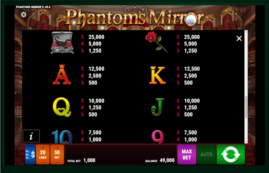 phantoms mirror slot machine detail image 2