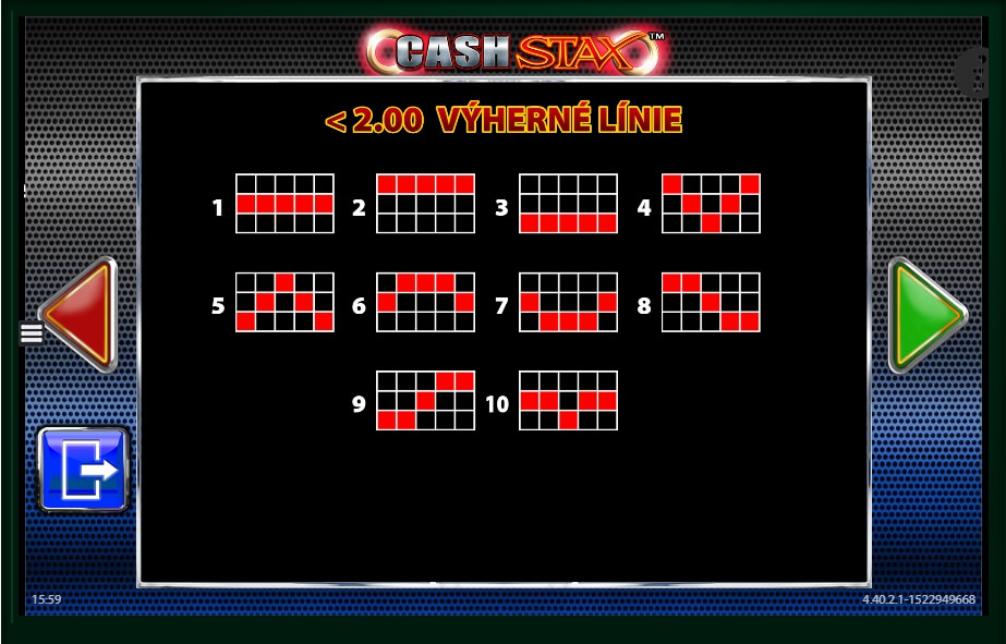 cash stax slot machine detail image 5