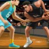 basketball players in blue and black jerseys - basketball star