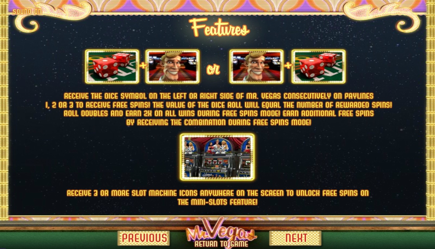 mr. vegas slot machine detail image 2