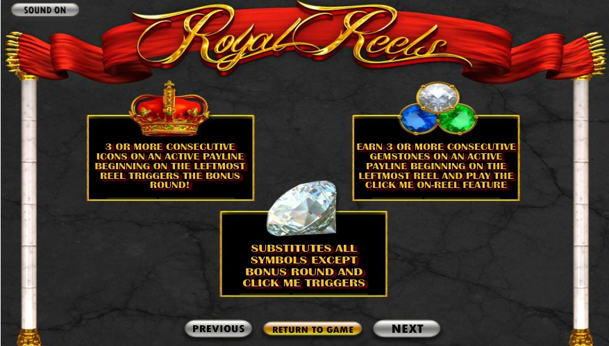 royal reels slot machine detail image 0