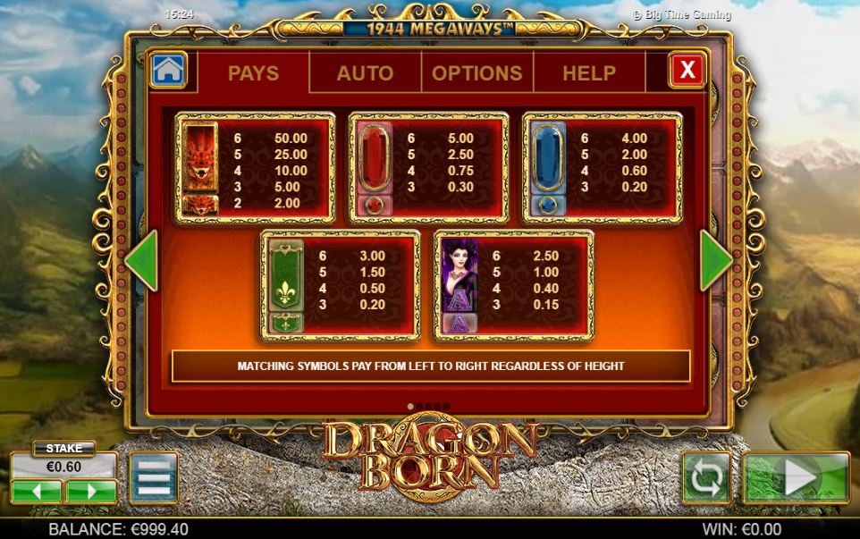 dragon born slot machine detail image 4