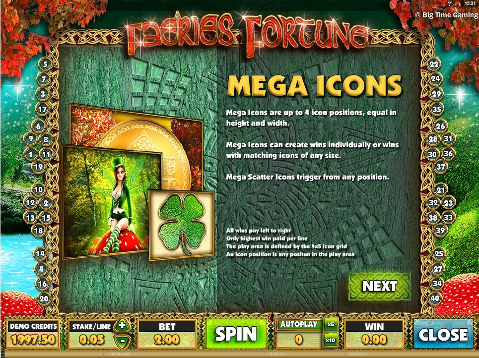 faeries fortune slot machine detail image 4