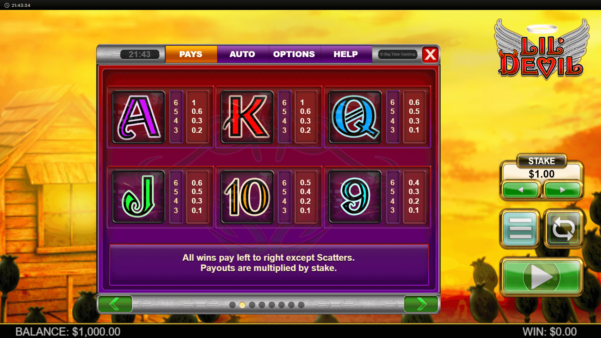 lil devil slot machine detail image 1