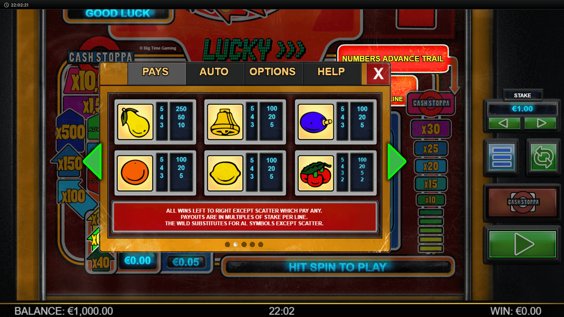 lucky streak mk2 slot machine detail image 3