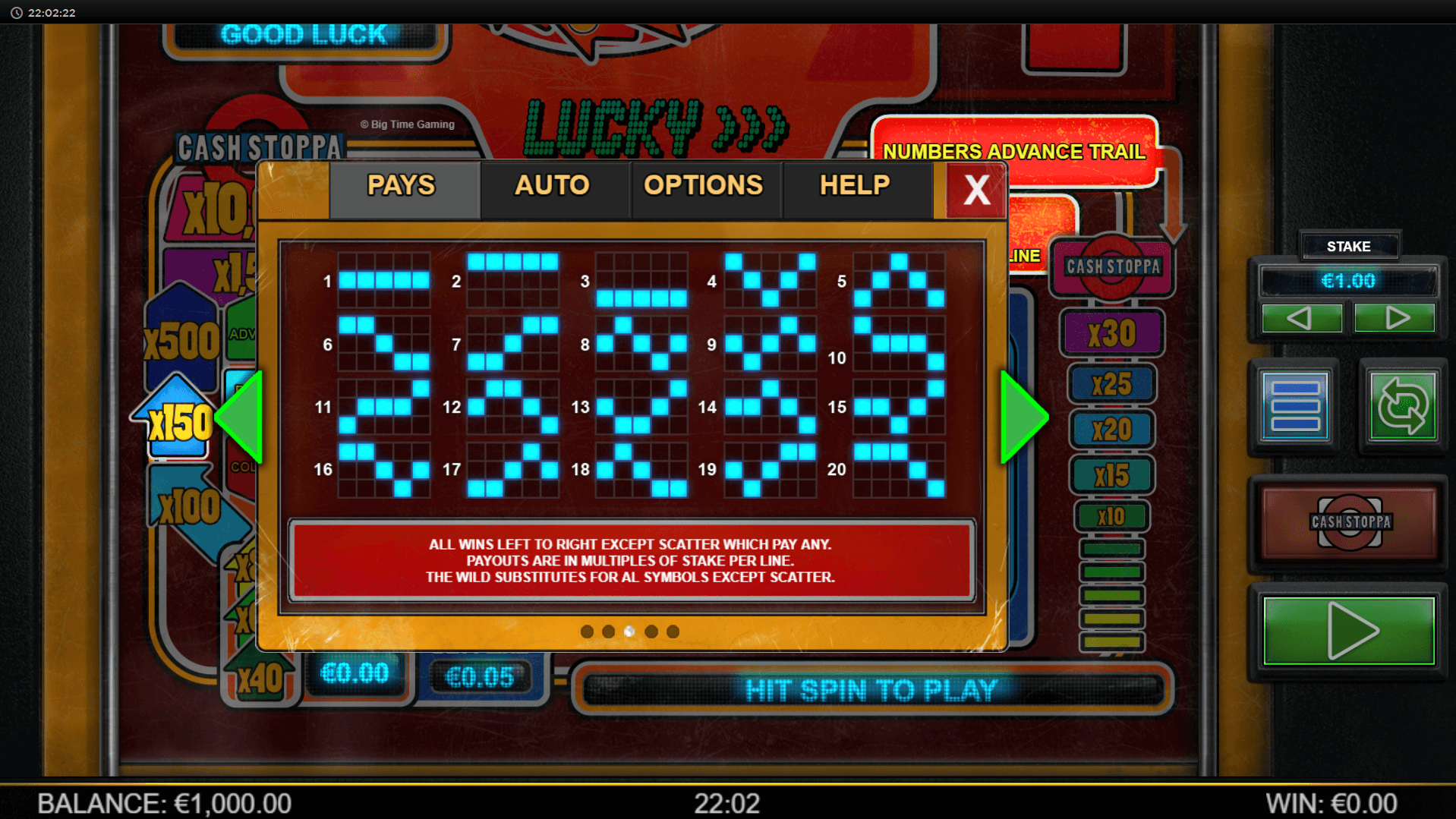 lucky streak mk2 slot machine detail image 1