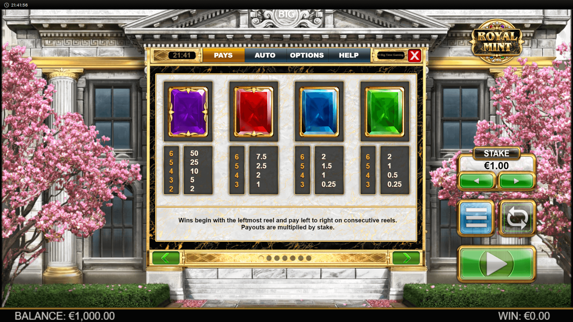 royal mint megaways slot machine detail image 6