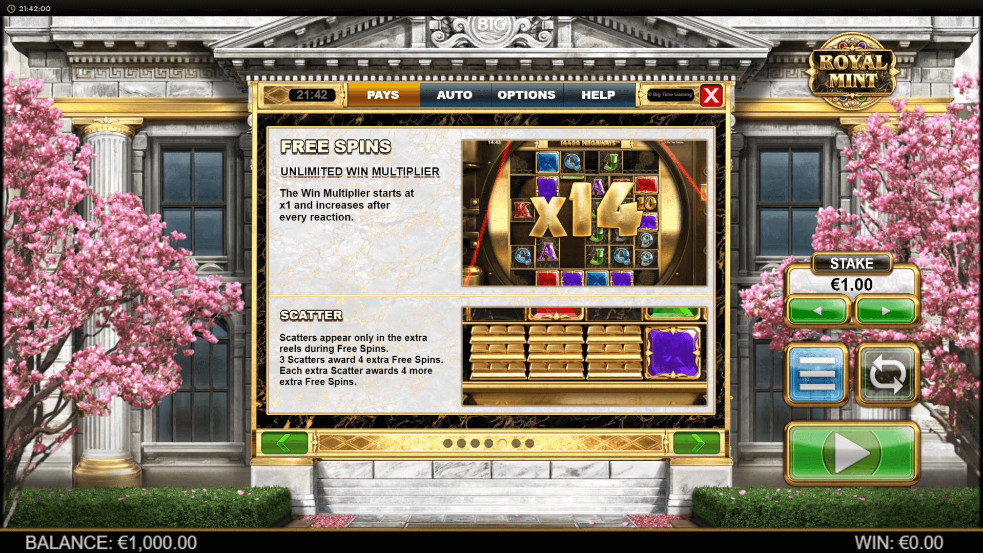 royal mint megaways slot machine detail image 3