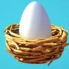 egg in the nest: the scatter symbol - birds!