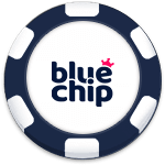 Bluechip Casino Bonus Chip logo