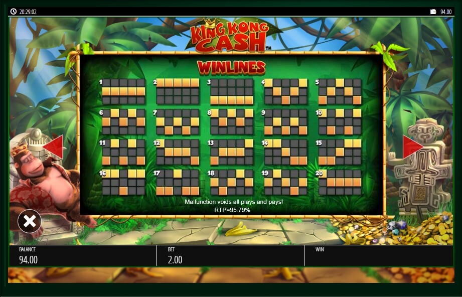 king kong cash slot machine detail image 0