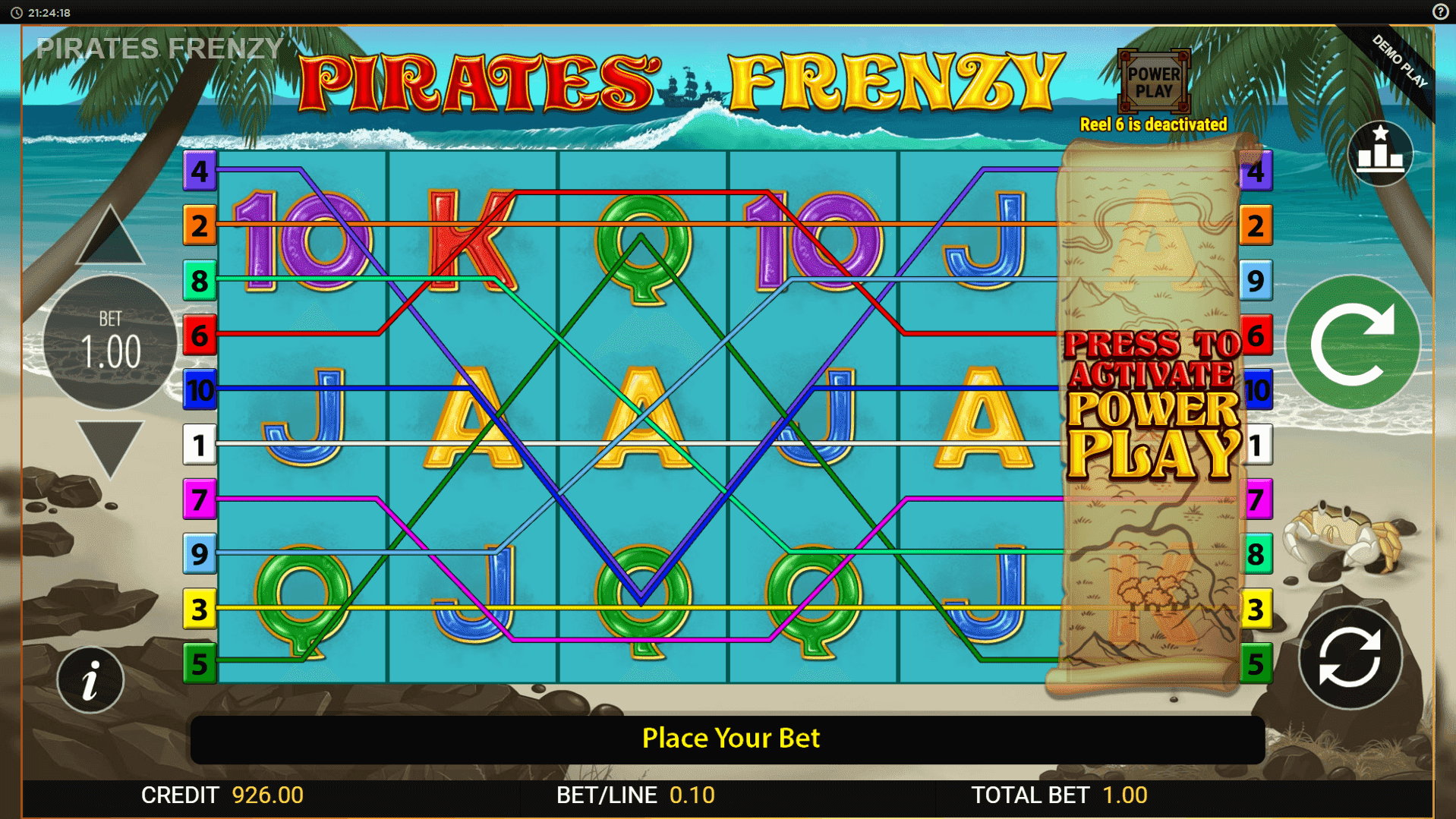 Pirates Frenzy slot play free