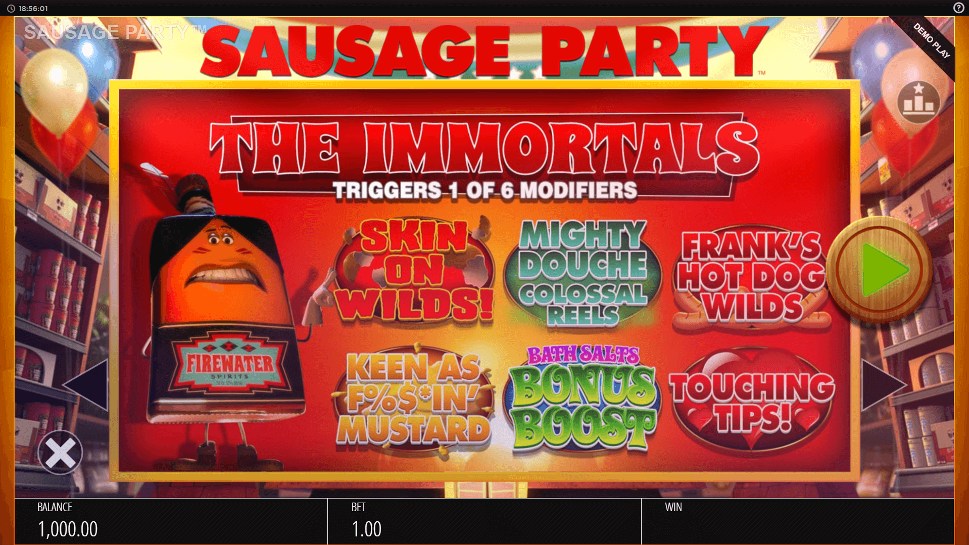 sausage party slot machine detail image 2