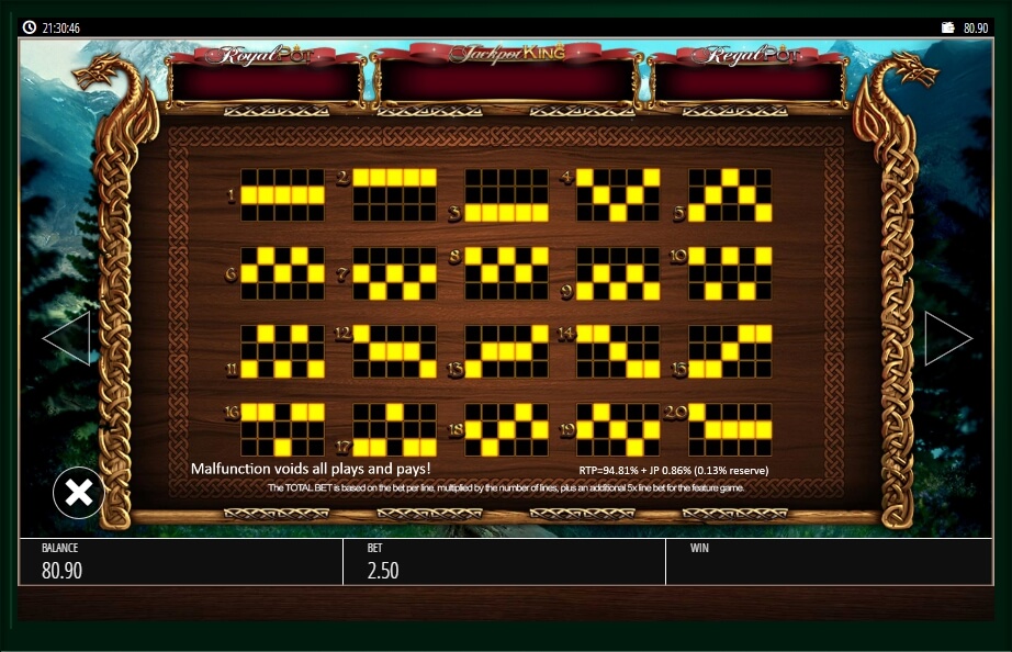 vikings of fortune slot machine detail image 3