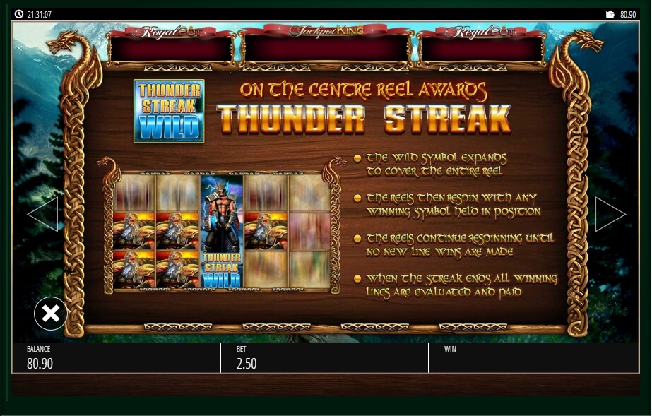 vikings of fortune slot machine detail image 2