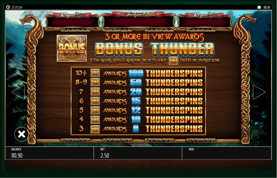 vikings of fortune slot machine detail image 1