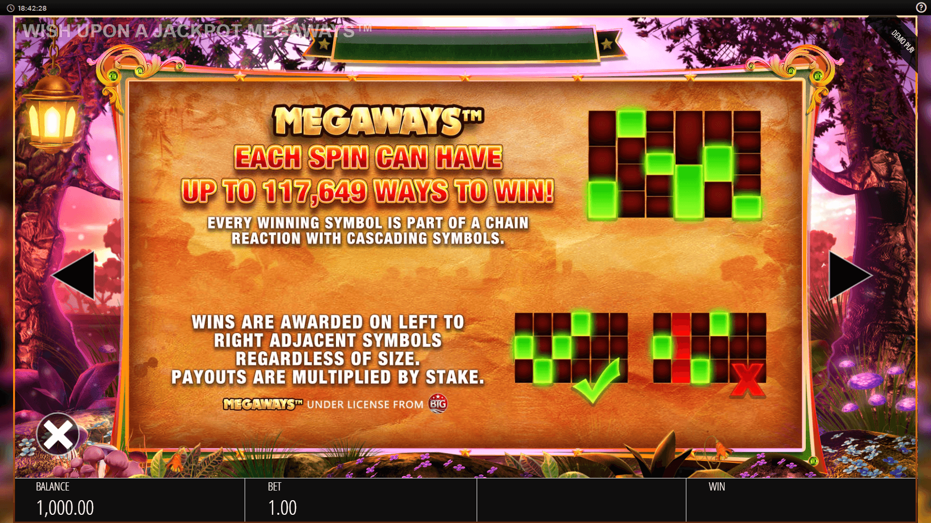 wish upon a jackpot megaways slot machine detail image 1