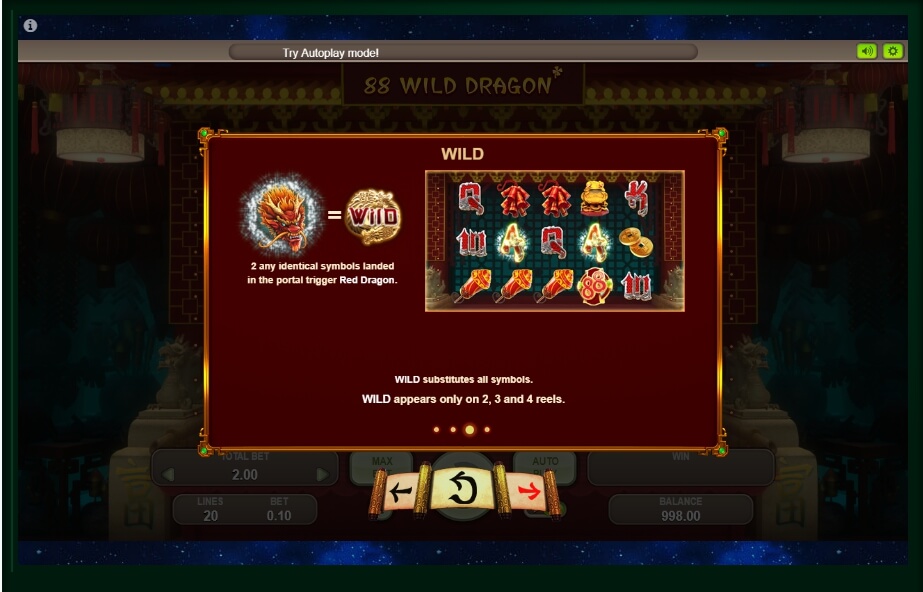 88 wild dragon slot machine detail image 1