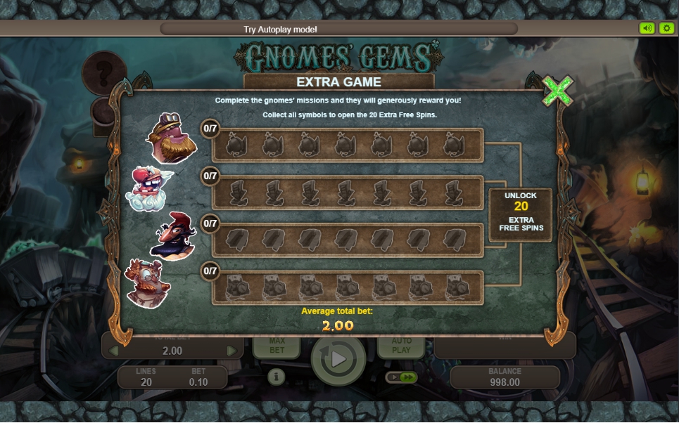 gnomes gems slot machine detail image 4