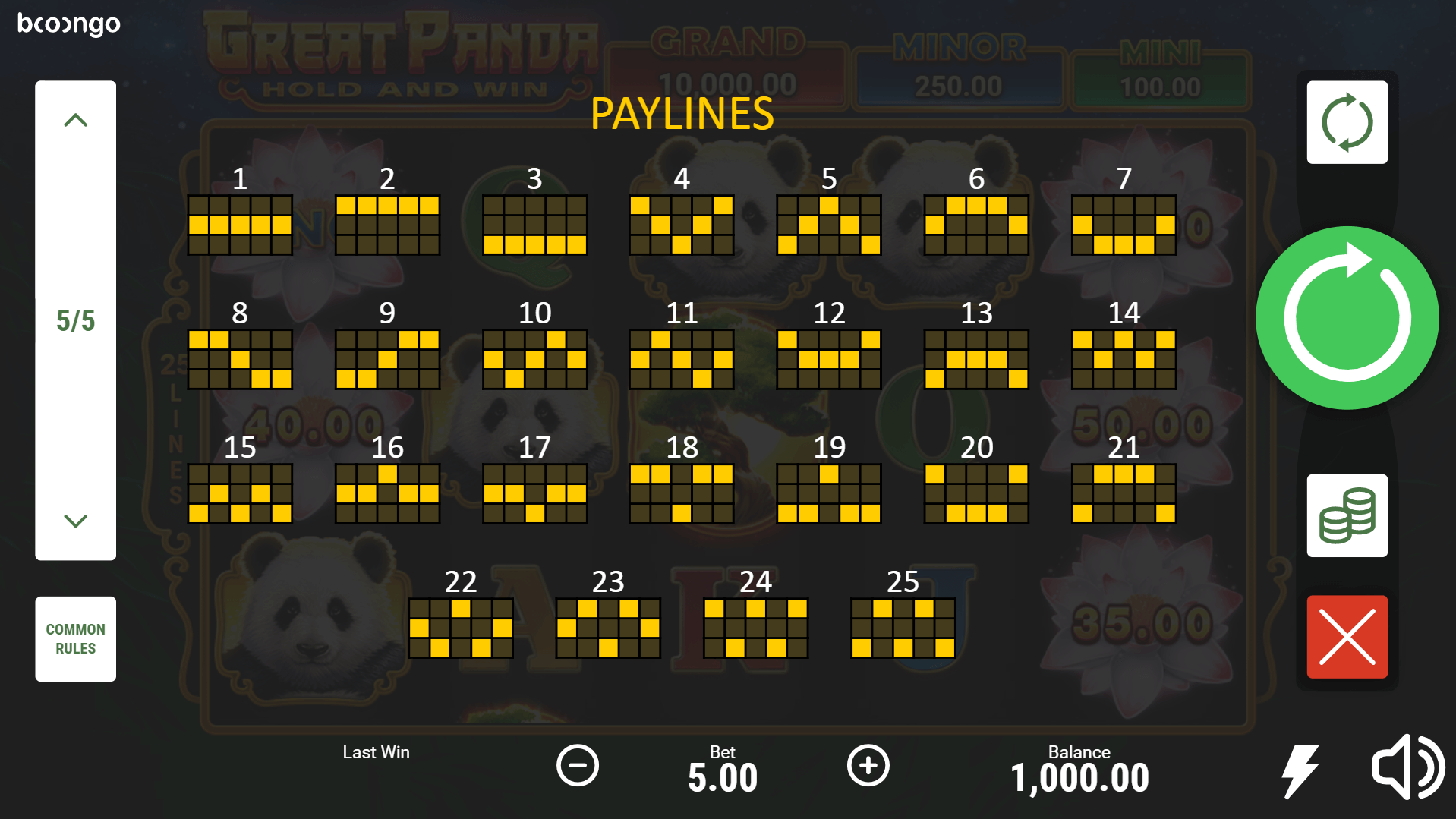 great panda slot machine detail image 4