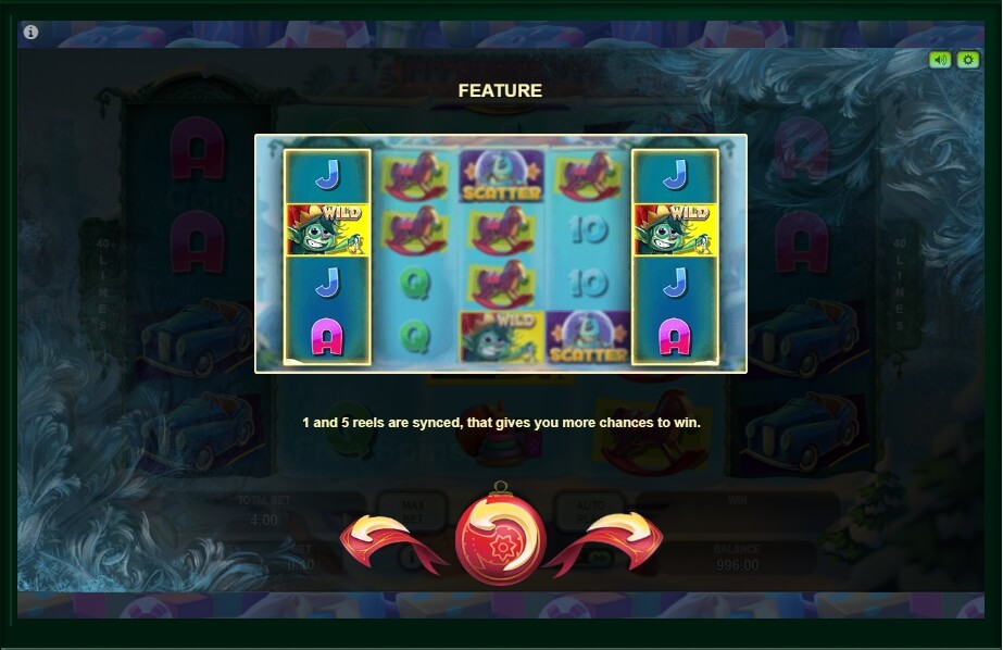 lucky xmas slot machine detail image 4