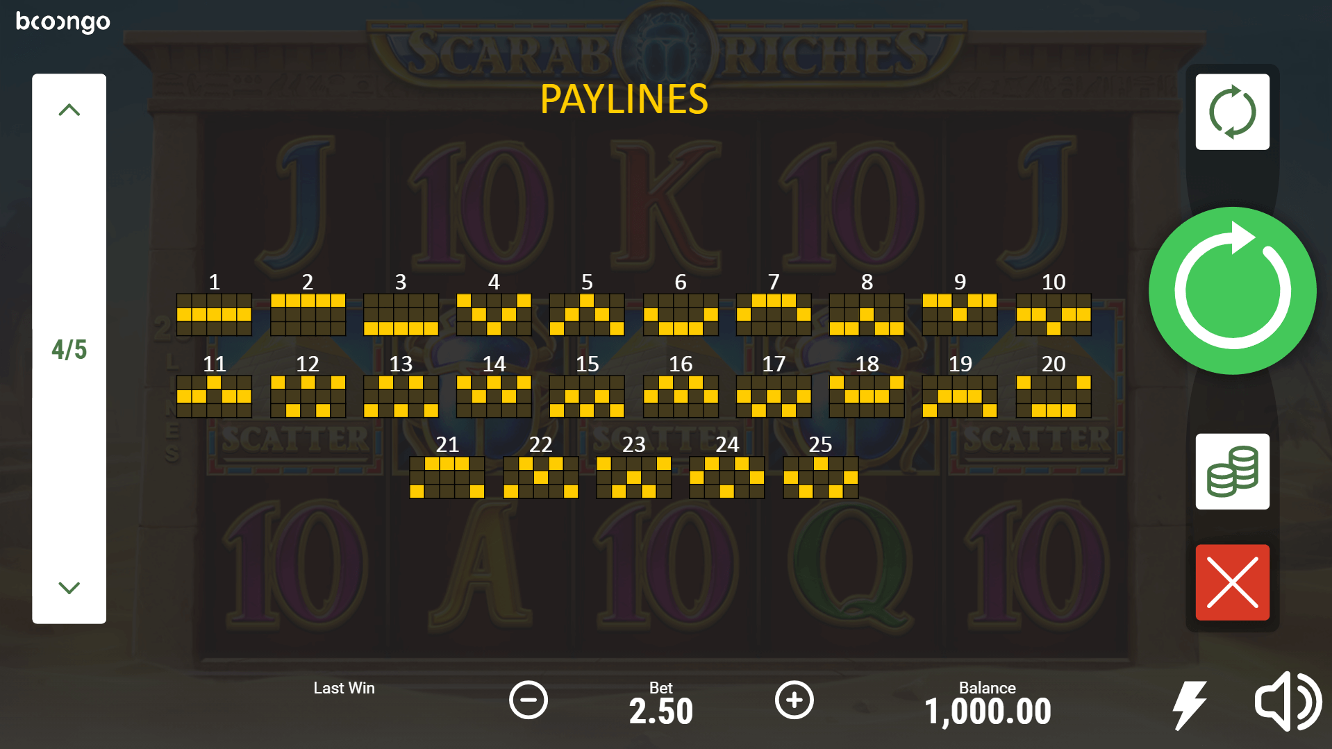 scarab riches slot machine detail image 3
